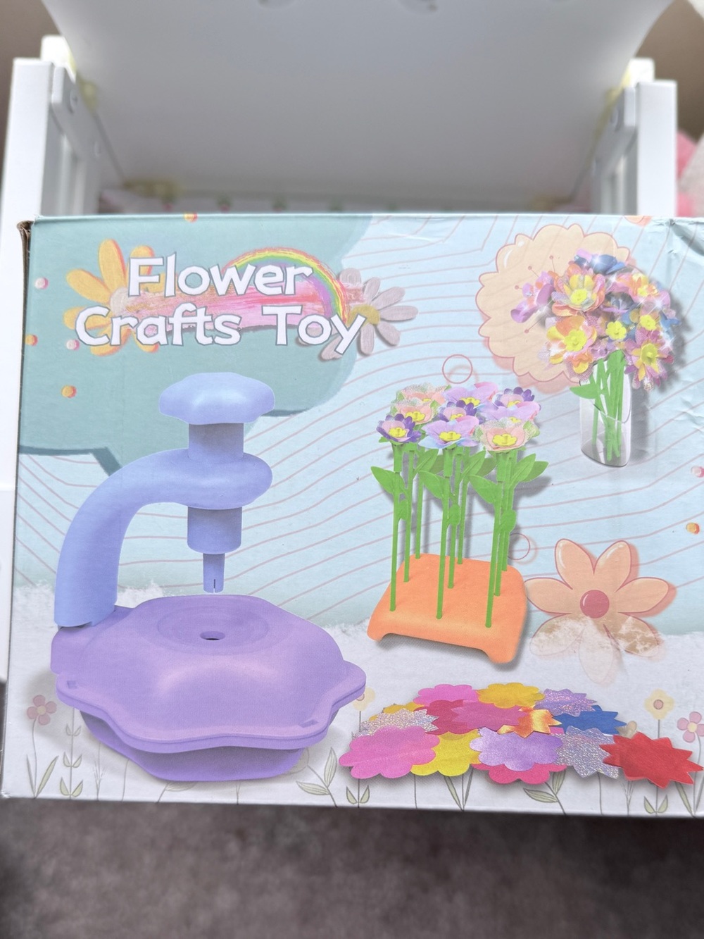 Flower Crafts Toy - Purple Flower Maker